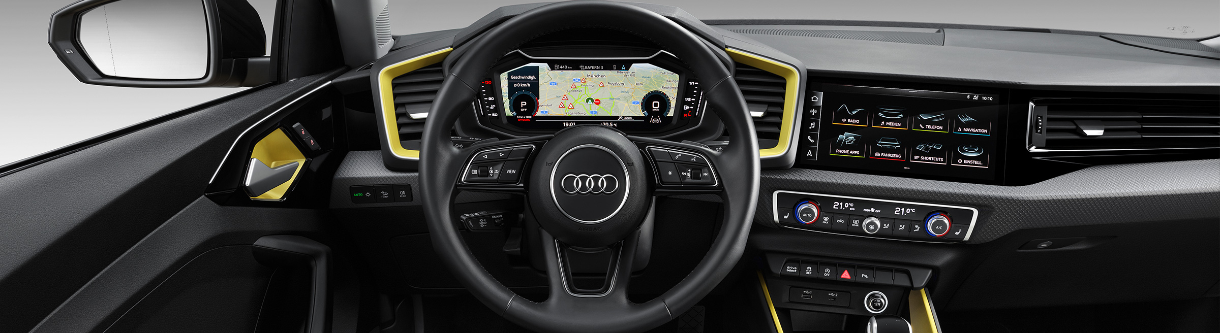 Digital pekskärm - Nya Audi A1 Sportback